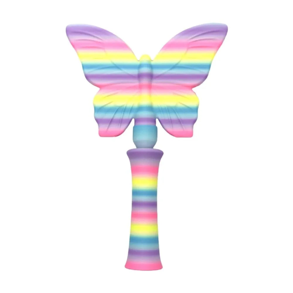 Creative 3D Printed Wand Tap To Pay Portable Rainbow Color Butterfly Magic Wand Holder Detachable Cute