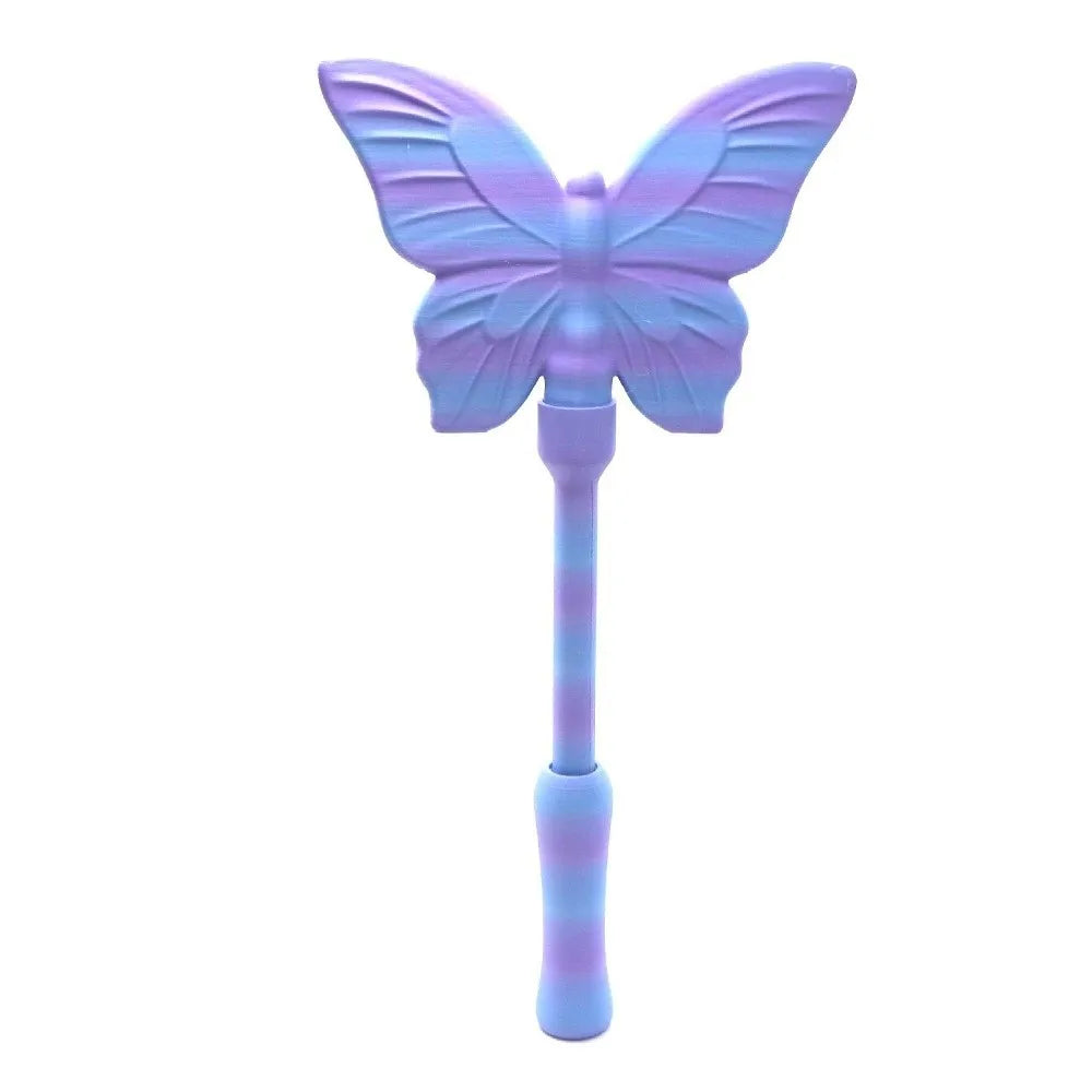 Creative 3D Printed Wand Tap To Pay Portable Rainbow Color Butterfly Magic Wand Holder Detachable Cute