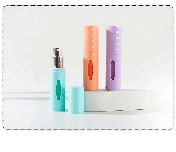 5/10ml Perfume Bottle Portable Refillable Perfume Bottle with Spray Cosmetic Containers Atomizer Mini Aluminum Spray Travel
