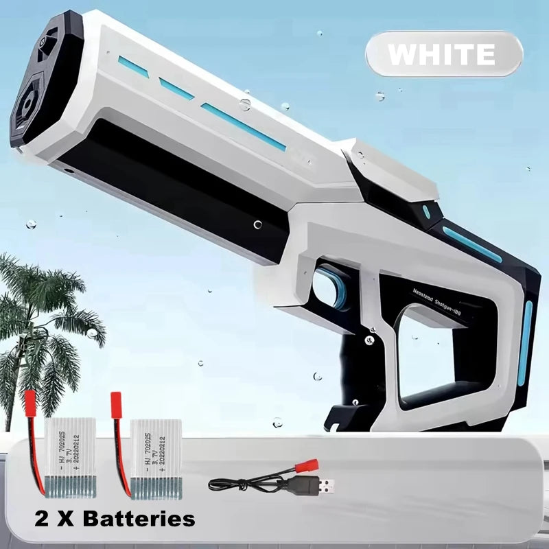 Electric Water Guns for Adults Powerful Squirt Automatic Suction Water Storage Gun Blasters Summer Outdoor Game Toy for Boy Kid