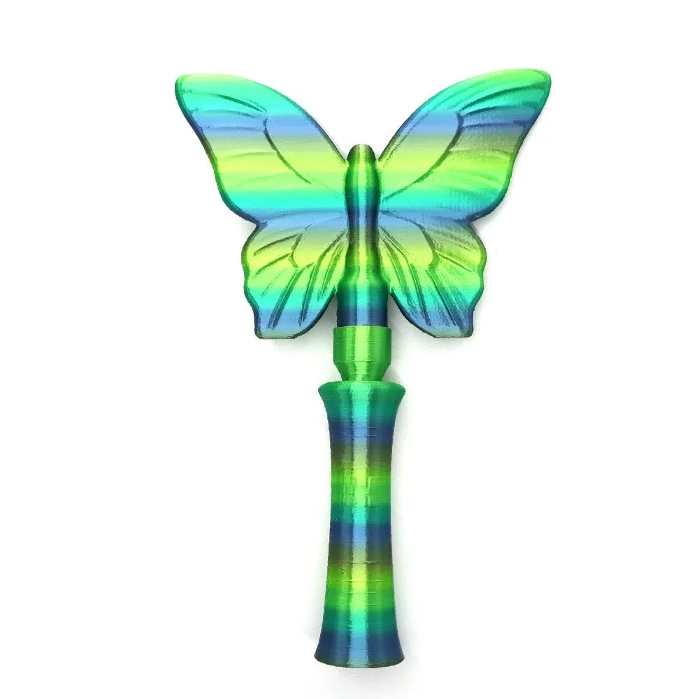 Creative 3D Printed Wand Tap To Pay Portable Rainbow Color Butterfly Magic Wand Holder Detachable Cute