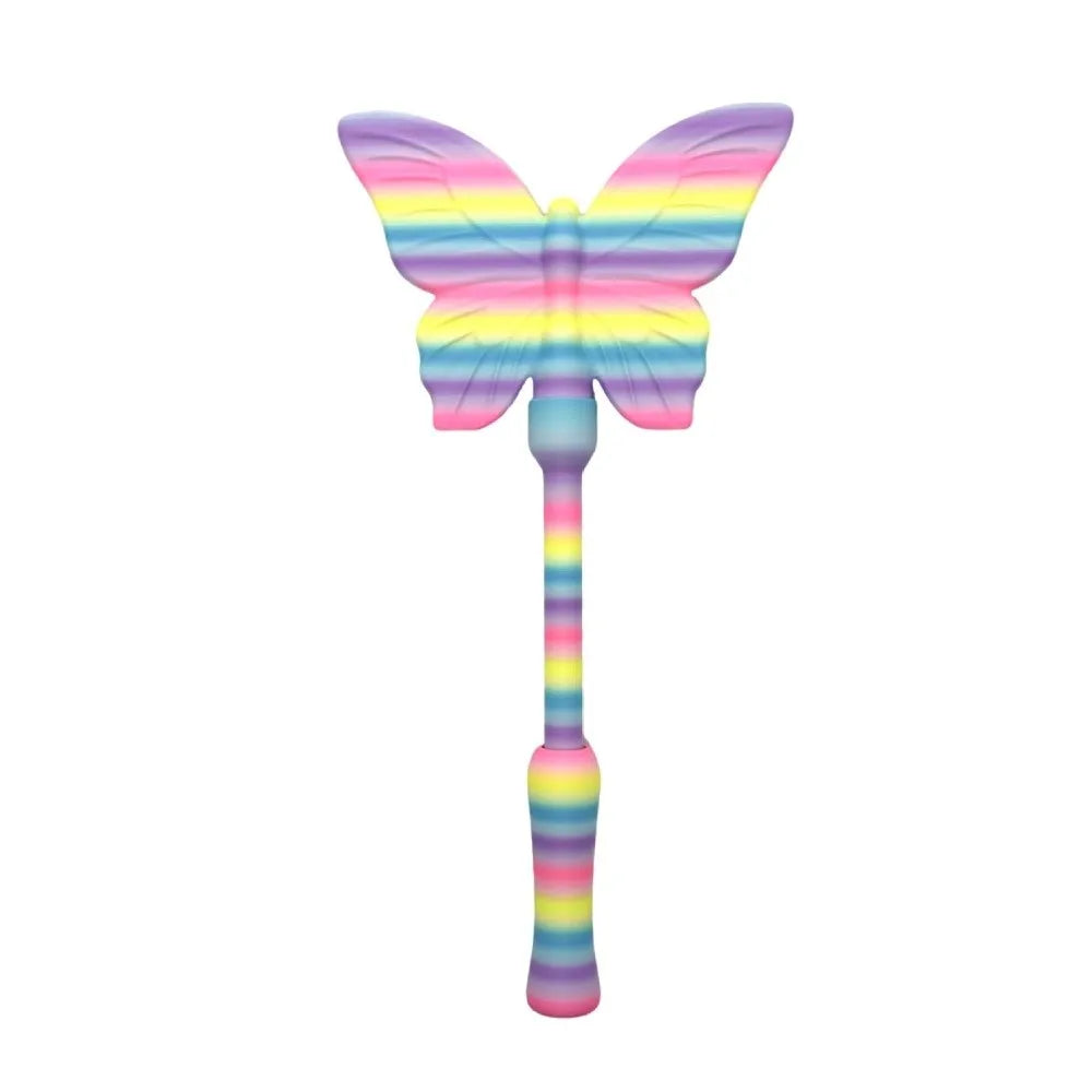 Creative 3D Printed Wand Tap To Pay Portable Rainbow Color Butterfly Magic Wand Holder Detachable Cute