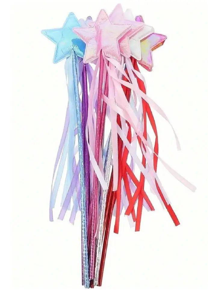 1/5 Princess Magic Wand Sparkling Star Fairy Wand, Party Favors, Suitable for Easter, Birthday, Wedding, Anniversary Celebration