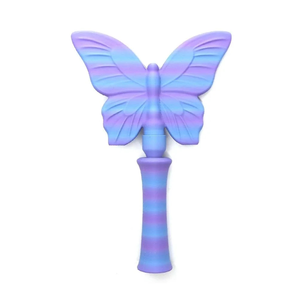 Creative 3D Printed Wand Tap To Pay Portable Rainbow Color Butterfly Magic Wand Holder Detachable Cute